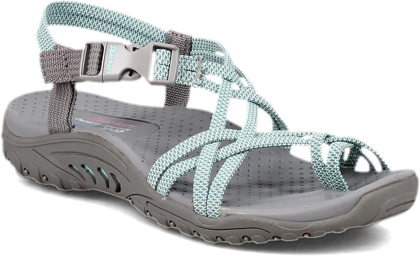 Skechers Women's Reggae Irie Mon Flip-Flop Sandals for Comfort