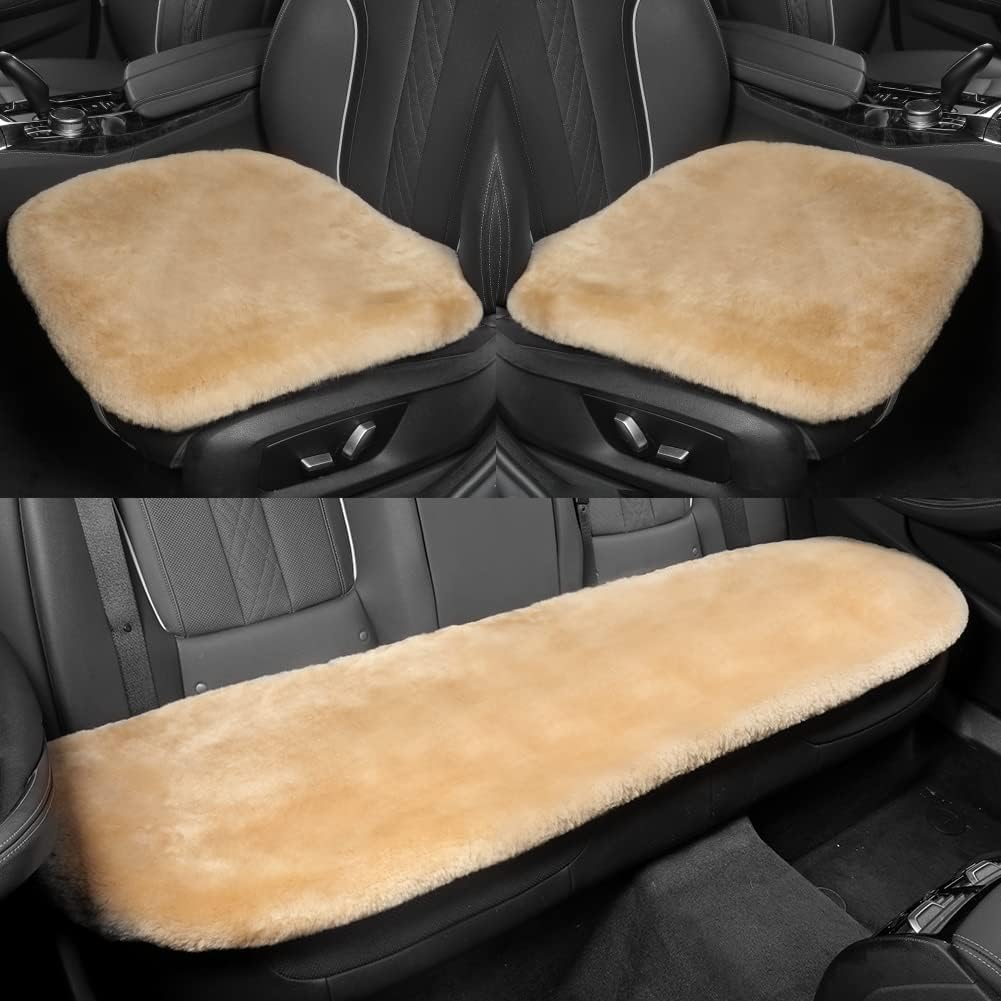 Genuine Sheepskin Auto Seat Pad for Comfort and Protection