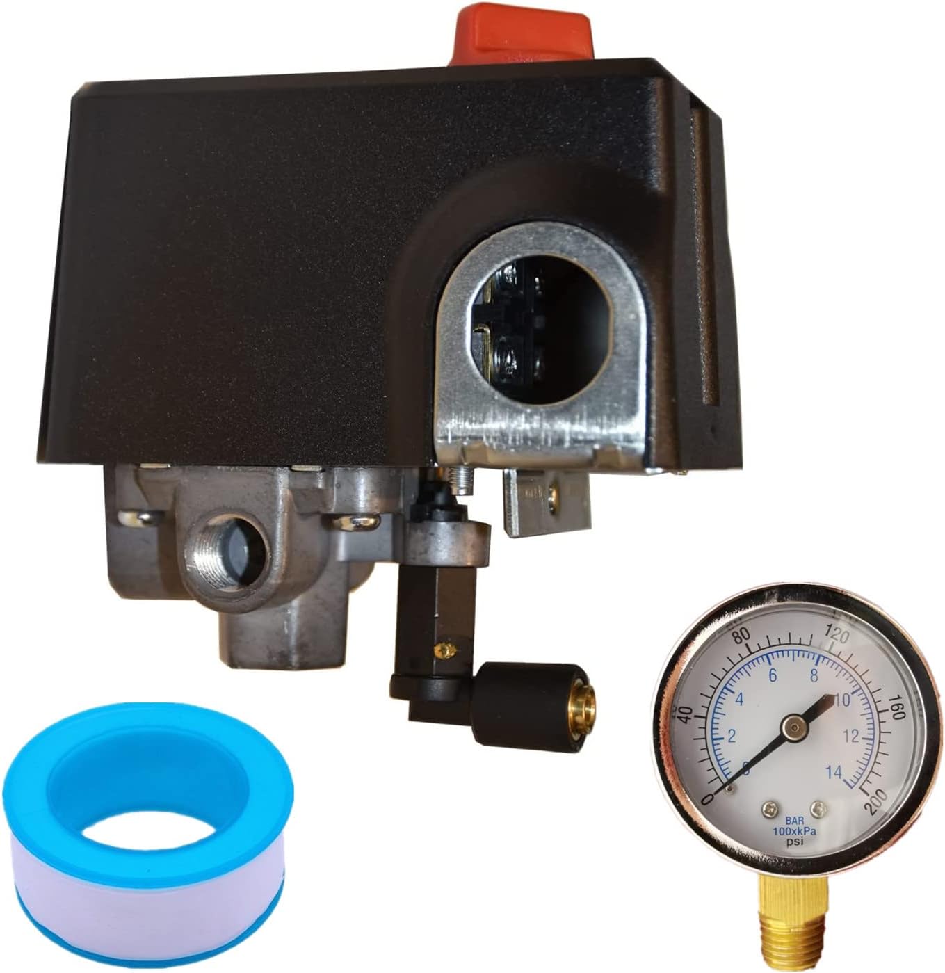 Yuncoold Pressure Switch for Craftsman Air Compressor - Reliable 120-150 PSI Control