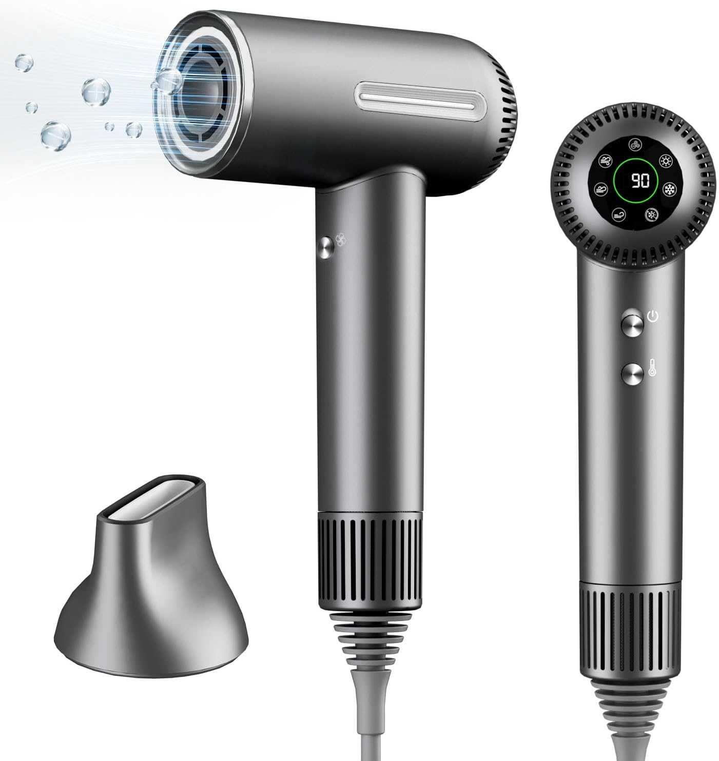 High-Speed Ionic Hair Dryer, Fast & Quiet Drying