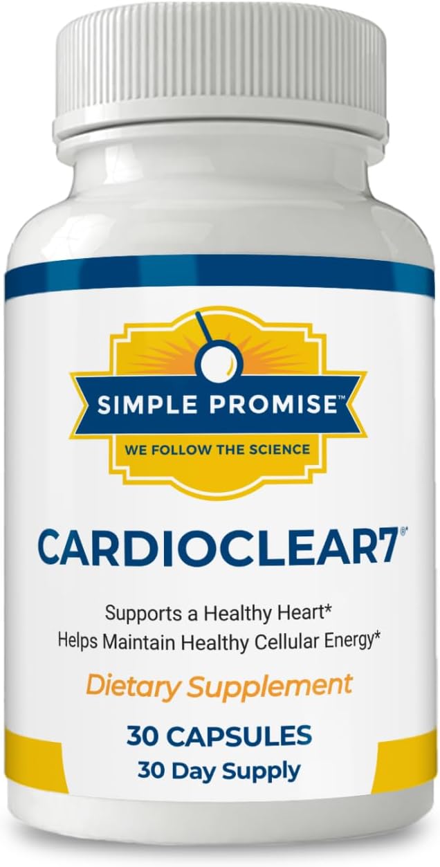 CardioClear7 CoQ10 & PQQ Heart Health Supplement for Energy