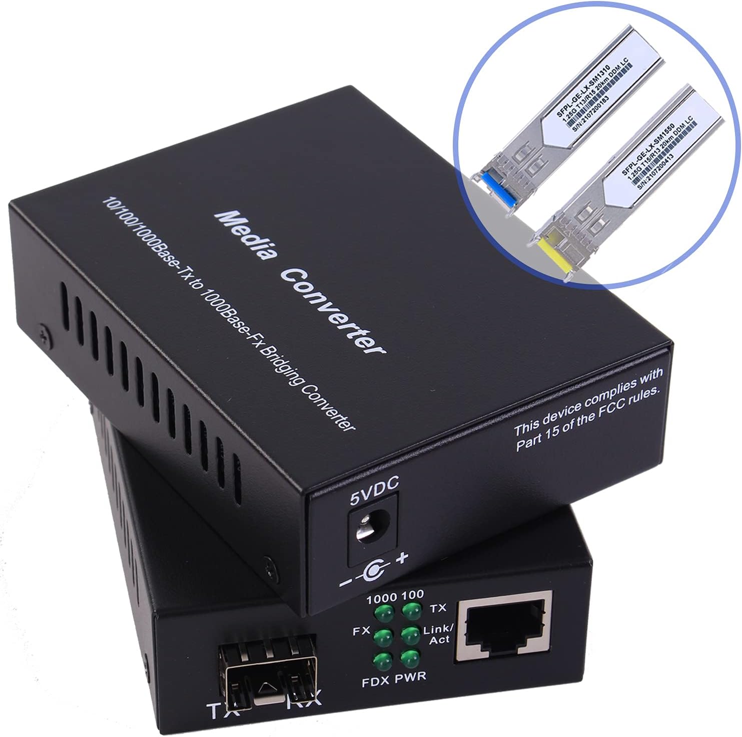 1.25G Gigabit Ethernet Fiber Media Converters for Fast Networking