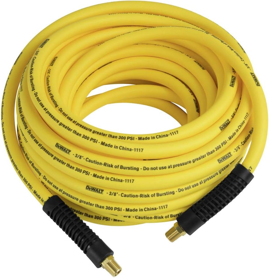 DEWALT Premium Hybrid Hose - 3/8 x 50 for Maximum Durability