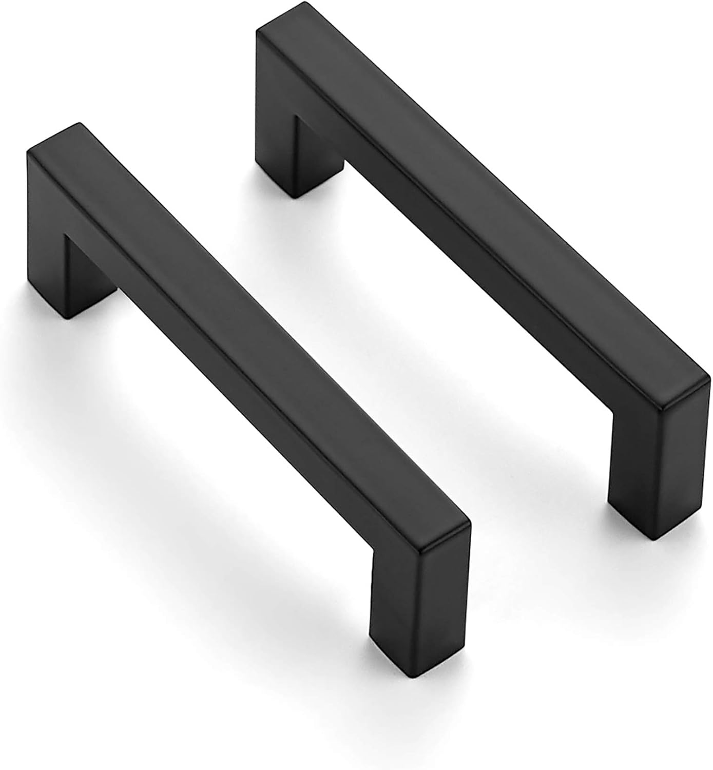 Ravinte 25 Pack 3-3/4 Inch Square Cabinet Handles in Matte Black