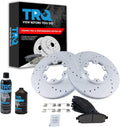 Front Performance Brake Pad & Rotor Kit for 1996-98 Pathfinder