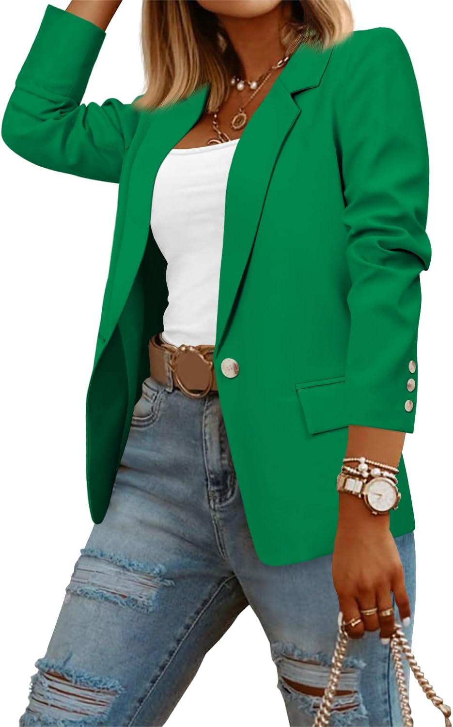 CRAZY GRID Women Business Casual Blazers for Stylish Workwear
