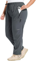 Plus Size Hiking Cargo Pants for Women with Zipper Pockets