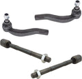 TRQ Front Tie Rod Set Compatible with 1995-2000 Lexus LS400 - Direct