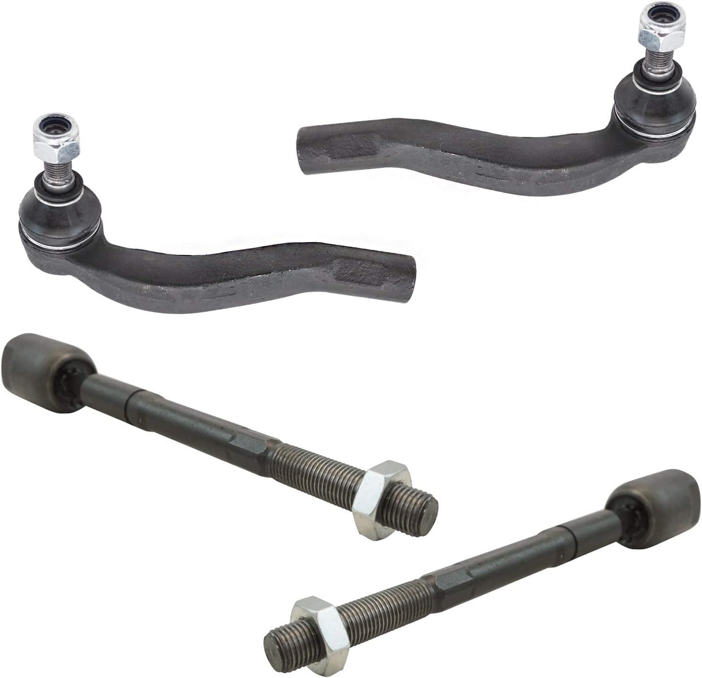 TRQ Front Tie Rod Set for 1995-2000 Lexus LS400 - Direct Fit