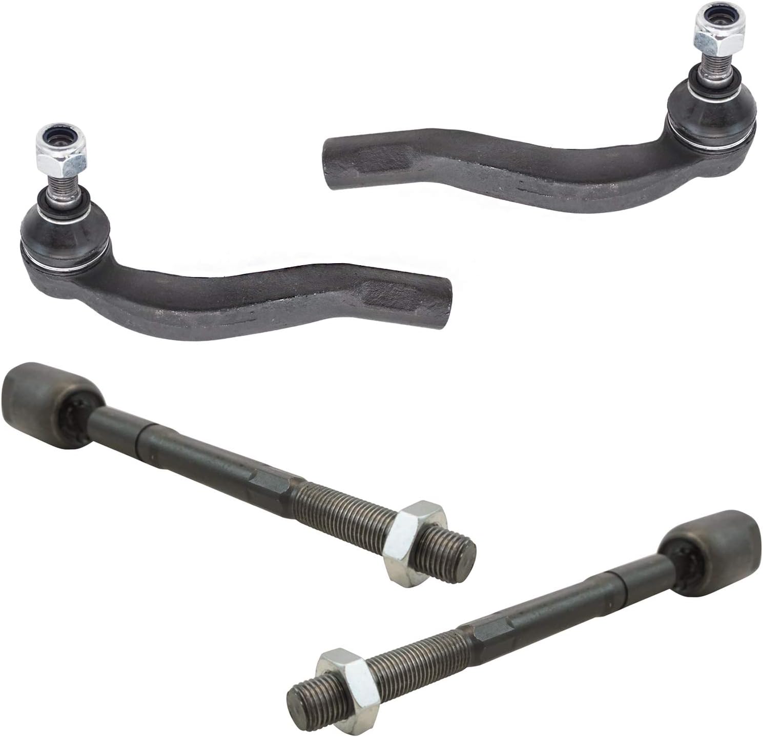TRQ Front Tie Rod Set for 1995-2000 Lexus LS400 - Direct Fit