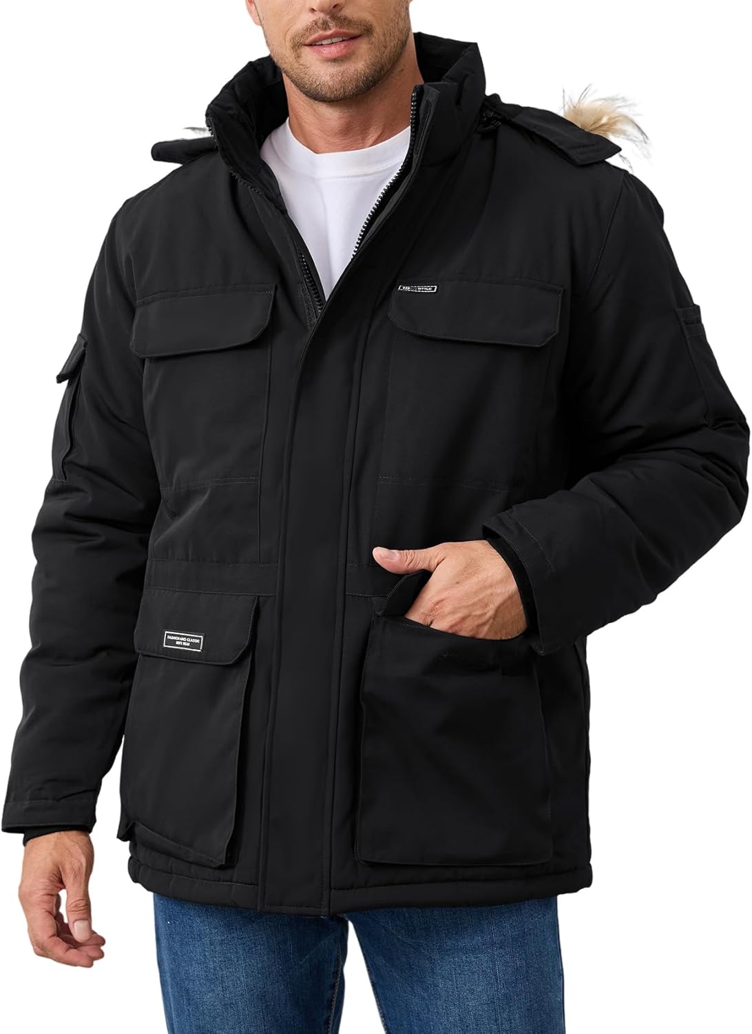 Gihuo Hooded Puffer Jacket - Winter Warmth & Style!