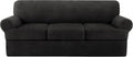 T Cushion Sofa Slipcover 4 Pieces for 74-91 in Sofas - Soft Plush Fit