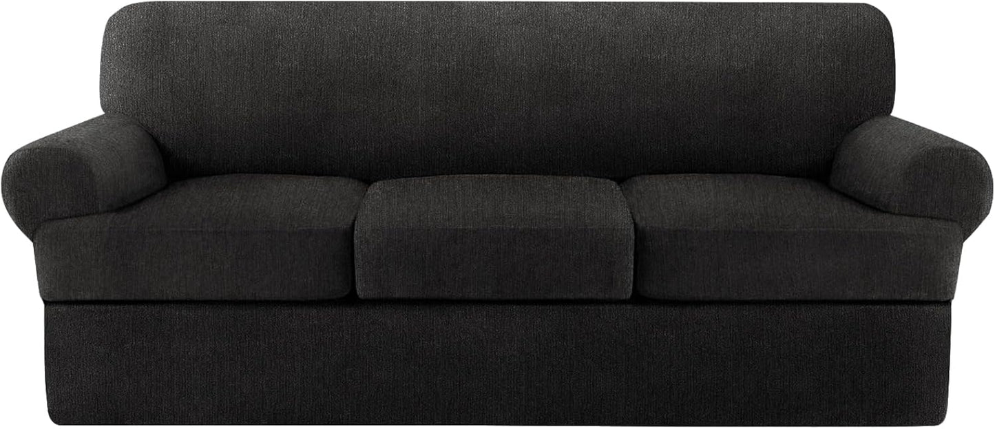 T Cushion Sofa Slipcover Set for Soft Couch Protection and Style