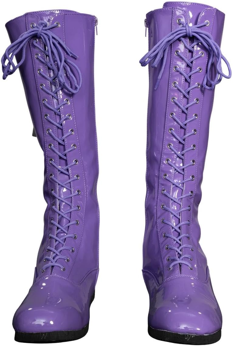 Pro Wrestling Costume Boots for Super Hero Cosplay Fun
