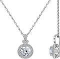 Platinum-Plated Sterling Silver Infinite Elements Zirconia Pendant
