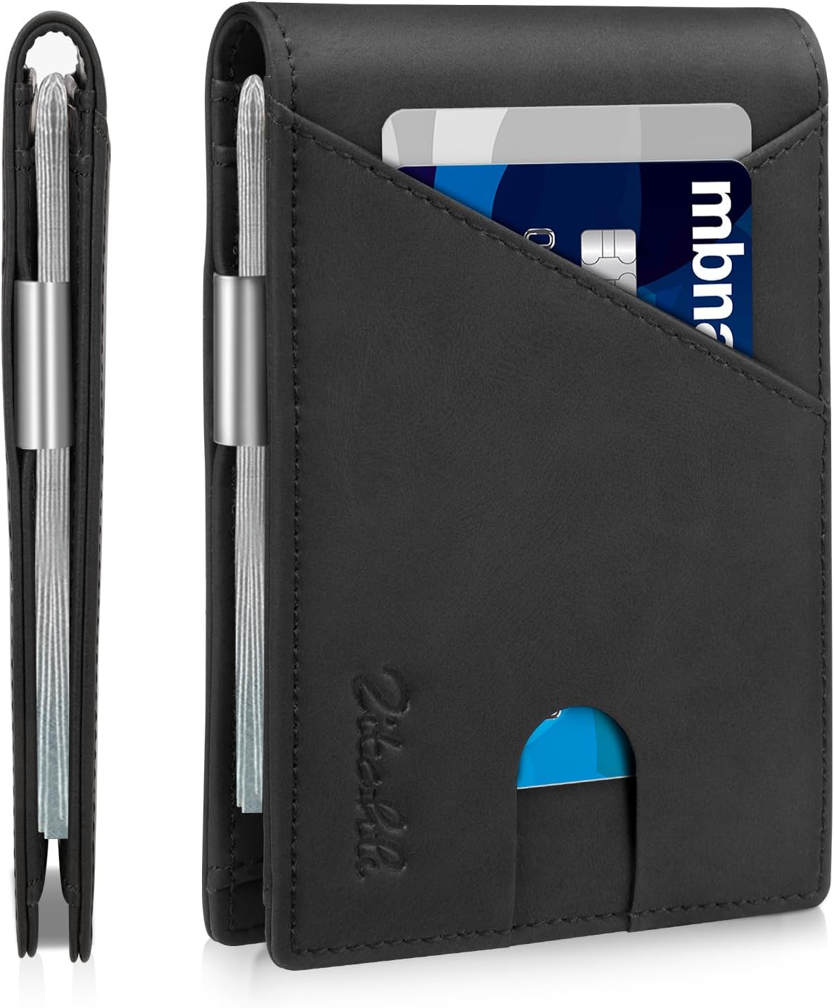Zitahli Wallet for Men - Slim Leather RFID Blocking Bifold
