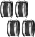 4 Inch Dust Control Flex Cuff Coupler - Airtight Seal for Dust