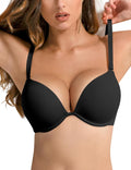 Women's Push Up Padded Plunge T-Shirt Bra - Adds One Cup