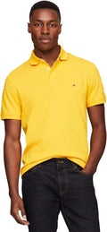 Tommy Hilfiger Men's Organic Cotton Polo Shirt for Slim Fit Style