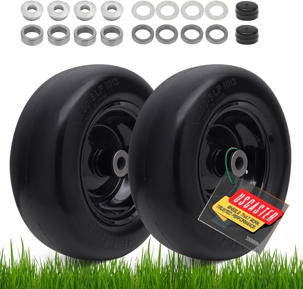 11x4.00-5 Lawn Mower Tires Flat Free for Zero Turn Mowers