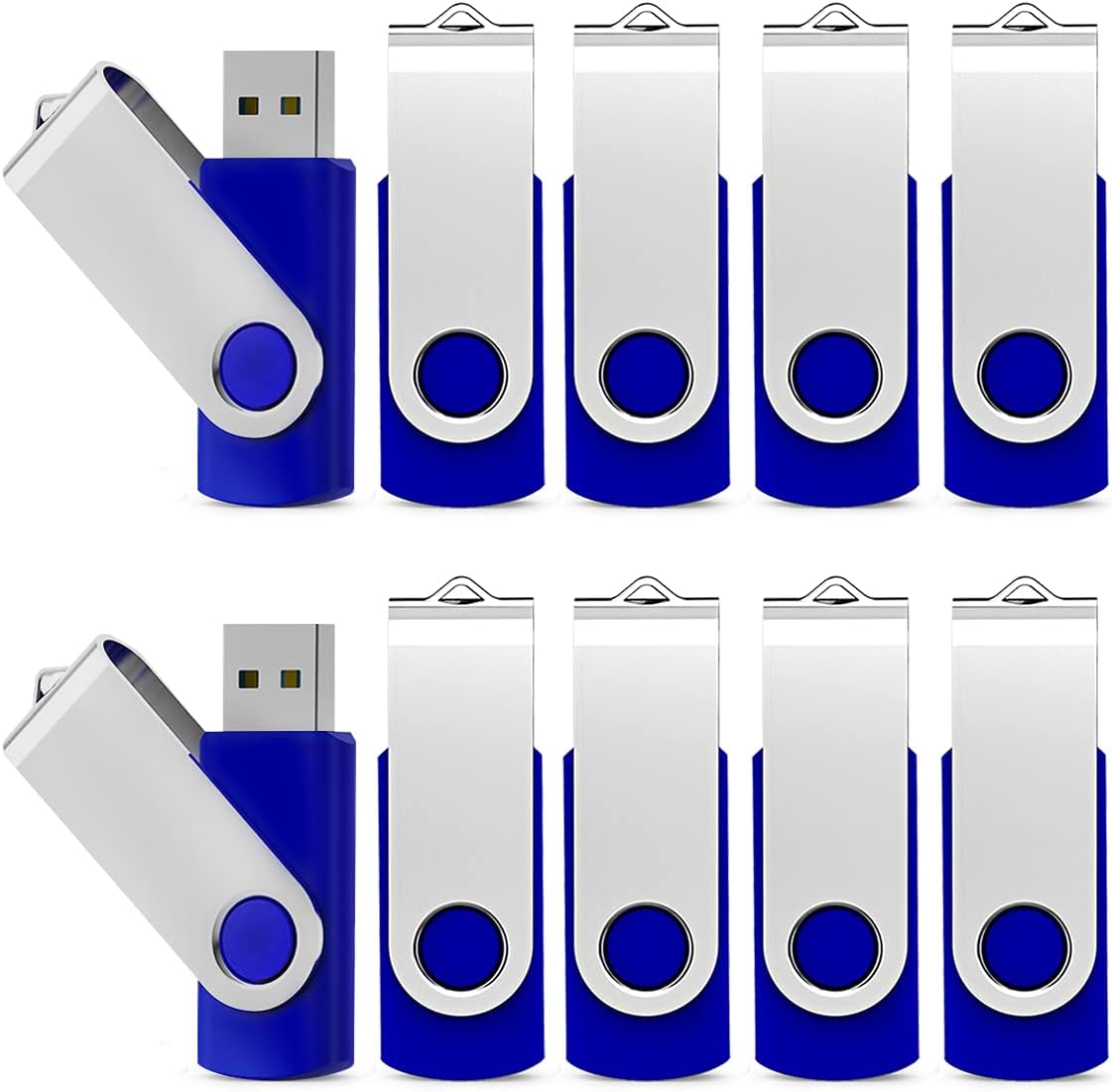 20 Pack 2GB Flash Drive Bulk USB Memory Stick for Easy Storage
