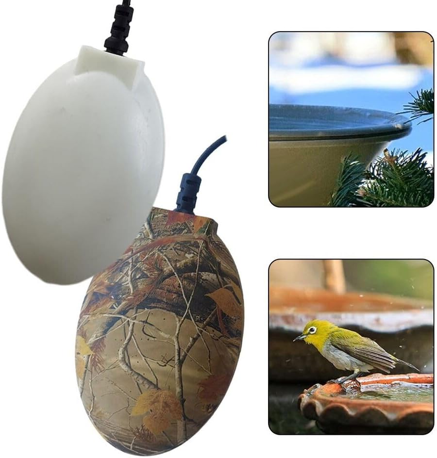 Auto ShutOff Bird Bath Heater - Long Lasting Heat