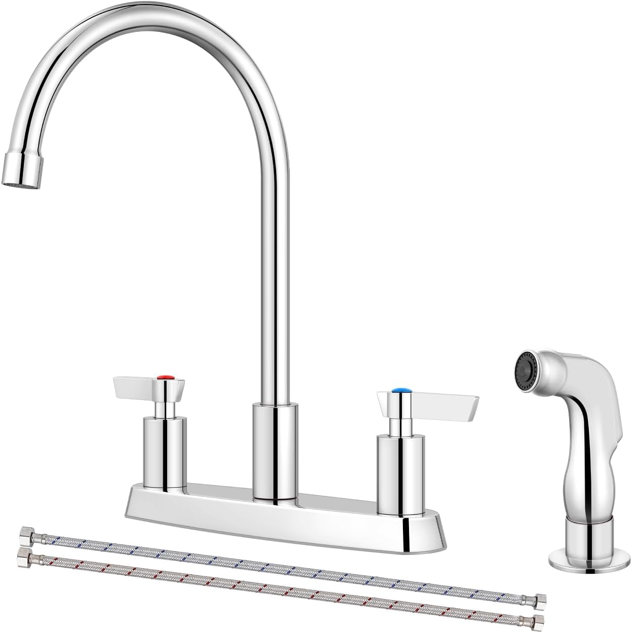 GBBNE Kitchen Faucet with Sprayer for Modern Kitchens