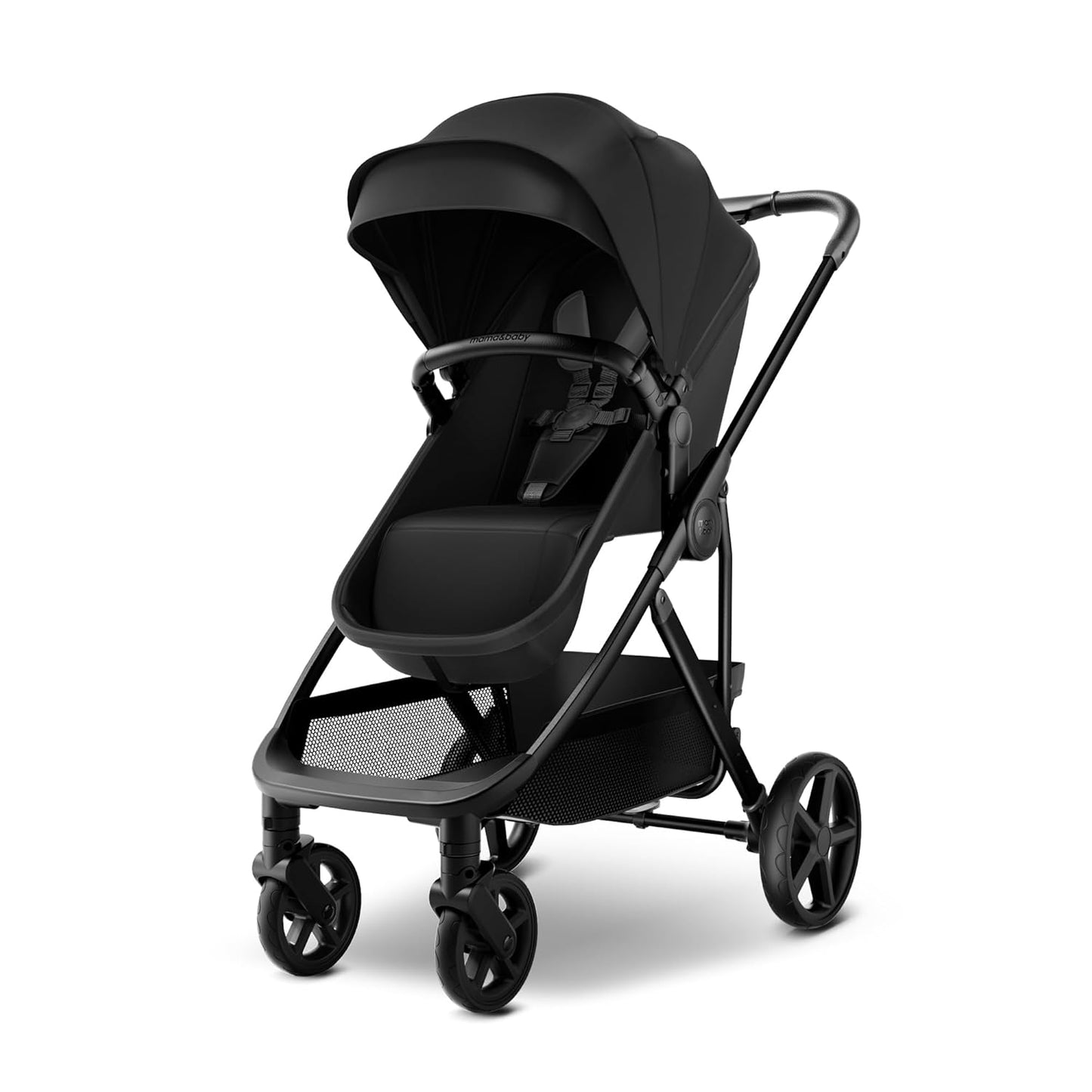 MAMA & BABY Rovee Bassinet Stroller: 2-in-1 Foldable Design