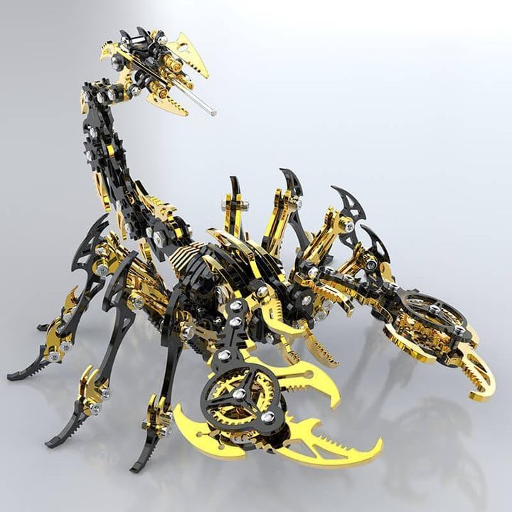 3D Metal Puzzle Scorpion Kit for Adults and Teens - 454 Pcs