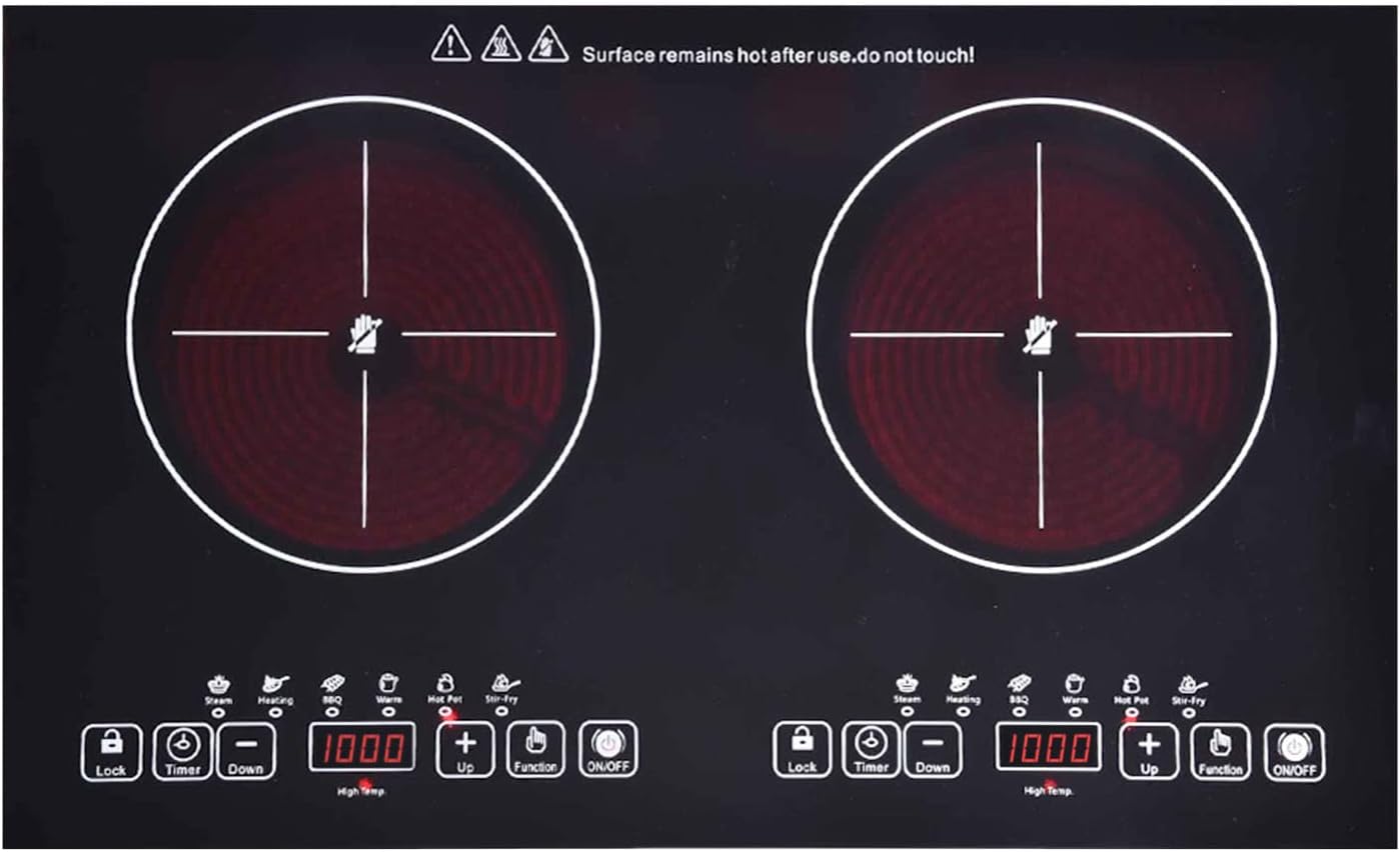 24 inch 2 Burners Electric Cooktop for Efficient Cooking