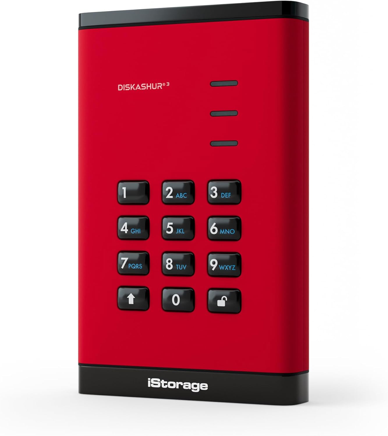 iStorage diskAshur3 2TB SSD - Secure Portable Drive with Encryption