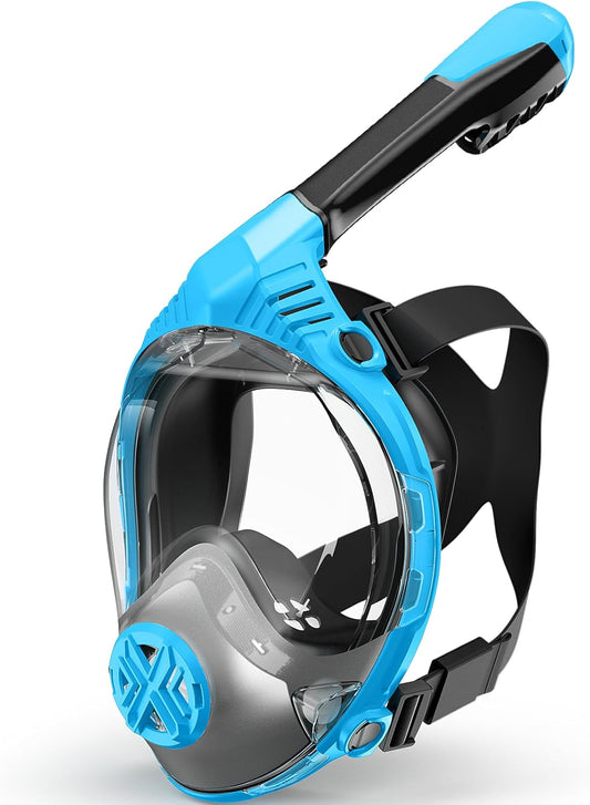 2025 Foldable Panoramic Snorkel Mask by Zacsync
