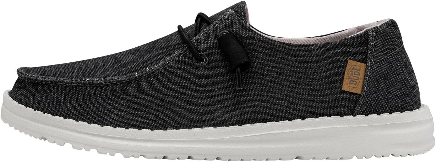 Hey Dude Women's Wendy Chambray Lace-Up Loafer for Comfort