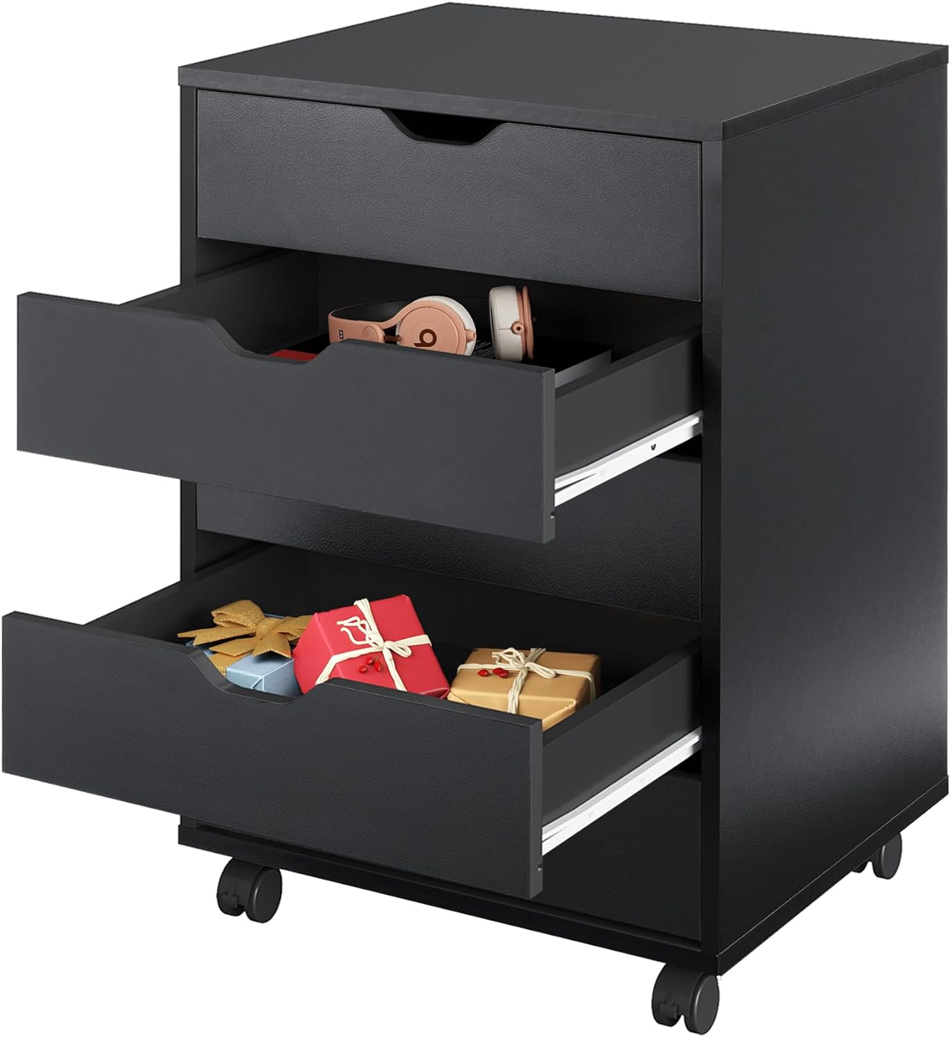DEVAISE 5-Drawer Mobile Dresser - Organize with Style!