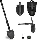 FullLit Folding Shovel 24.21in Camping Shovel - Compact Survival Tool