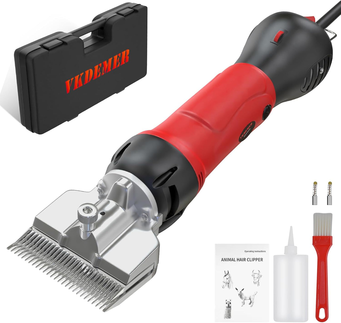 Professional Electric Horse Clippers for Grooming Large Animals
