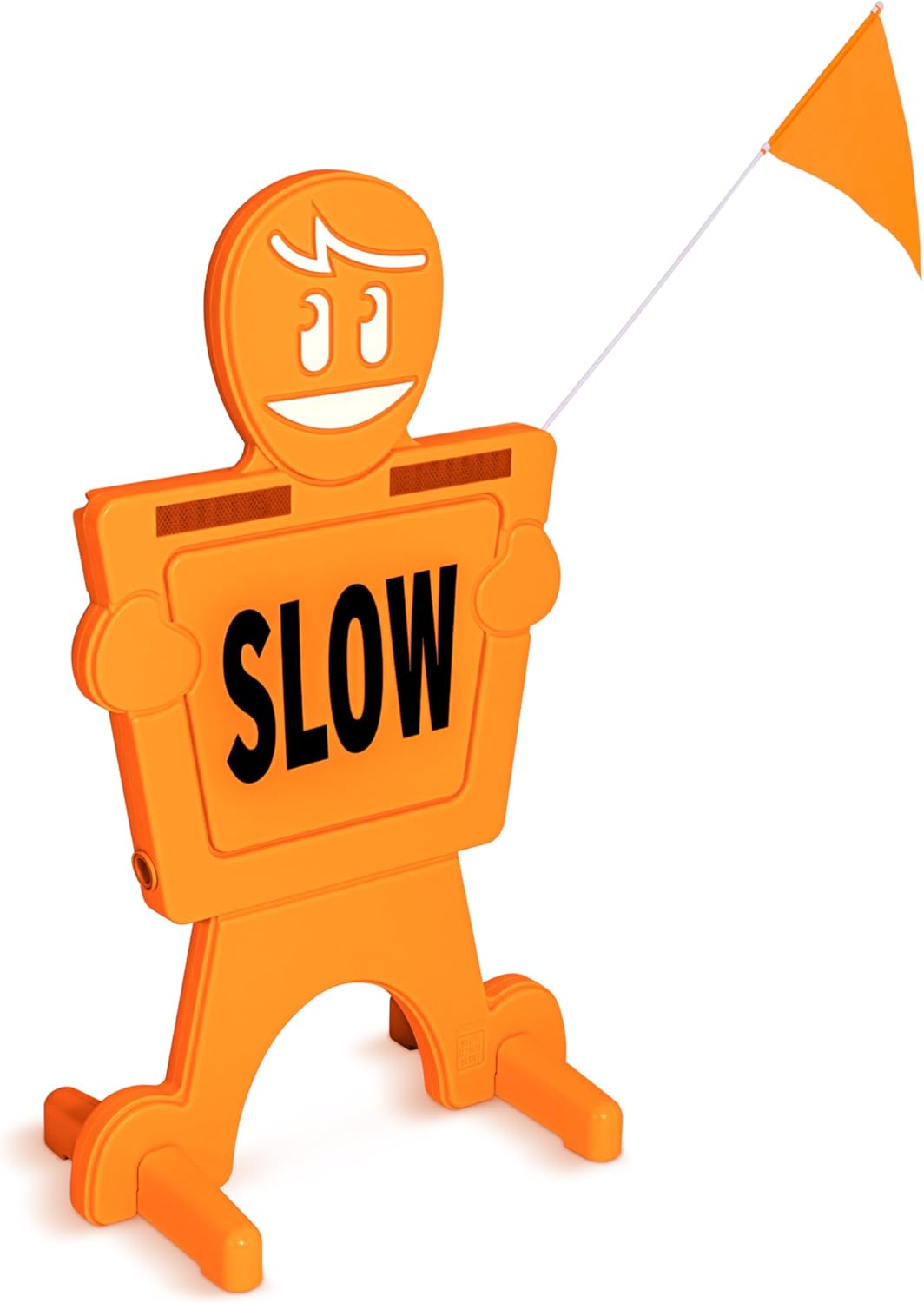 GoSports Slow Down Man! High Visibility Kids at Play Sign