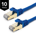 Buhbo CAT 8 Ethernet Cable 10 ft SSTP Shielded Network Cable - 10-Pack