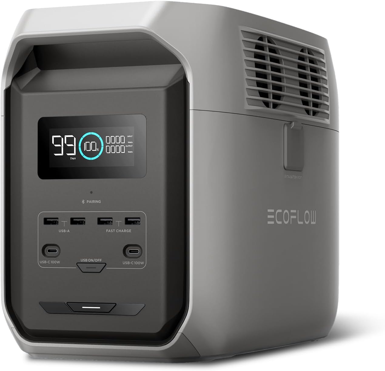 Ultra-Quiet Portable Power Station - EF ECOFLOW DELTA 3