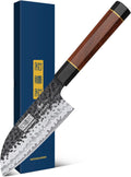 Santoku Knife 5 in Professional Japanese High Carbon Steel - Sharp