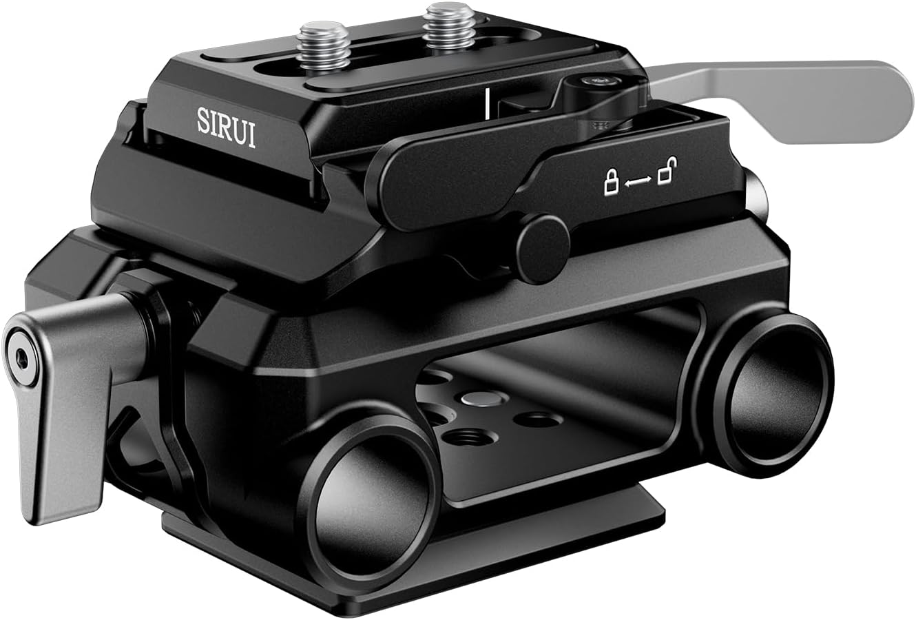 Sirui 15mm Rail Support System with Quick Release Plate