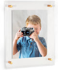 Floating Acrylic Frame for Pictures up to 12x16 in - Elegant Display