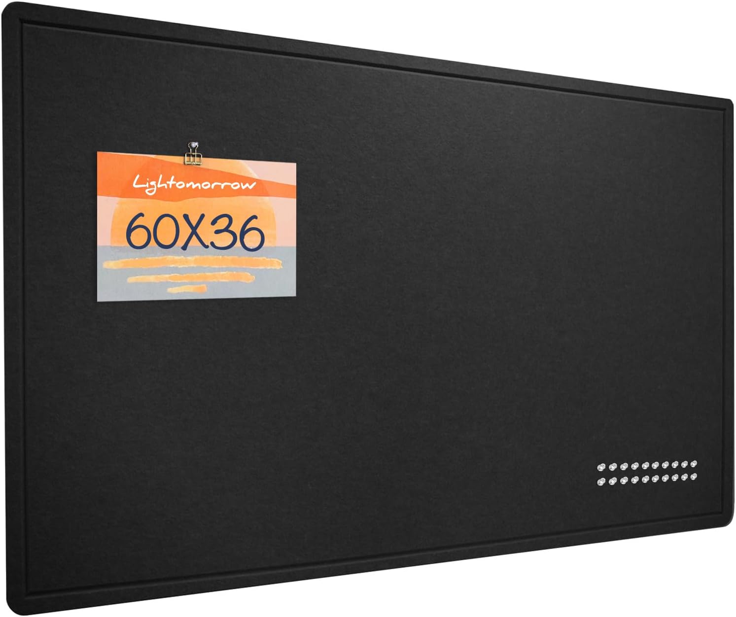 Large Bulletin Board - 60 x 36 Inches, Perfect for Any Space