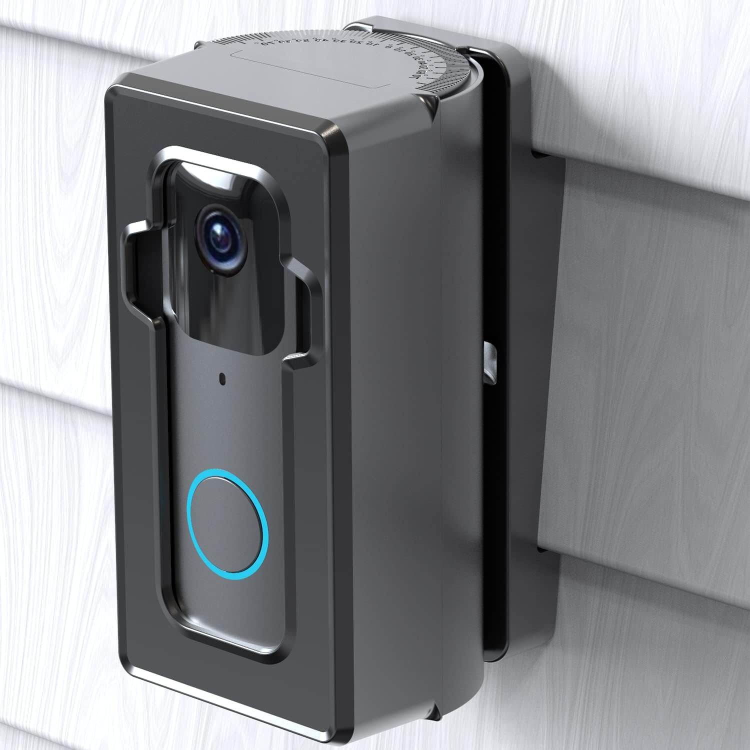 AISVAN Adjustable Vinyl Siding Mount for Blink Doorbell - Secure 140 Angle