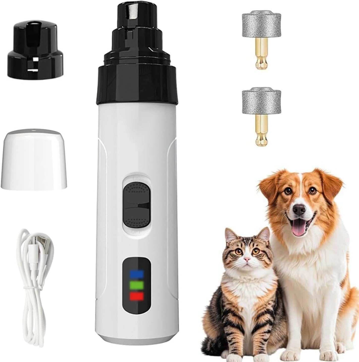 Silent Groom Pro Nail Grinder for Safe and Effective Pet Care