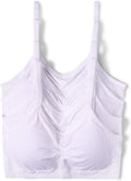 Kalon 4 Pack Womens Nylon Spandex Removable Pads Comfort Cami Bras 34C