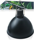 LUCKY HERP Aluminum 8.1in Dome Reptile Light Fixture - Efficient Heat