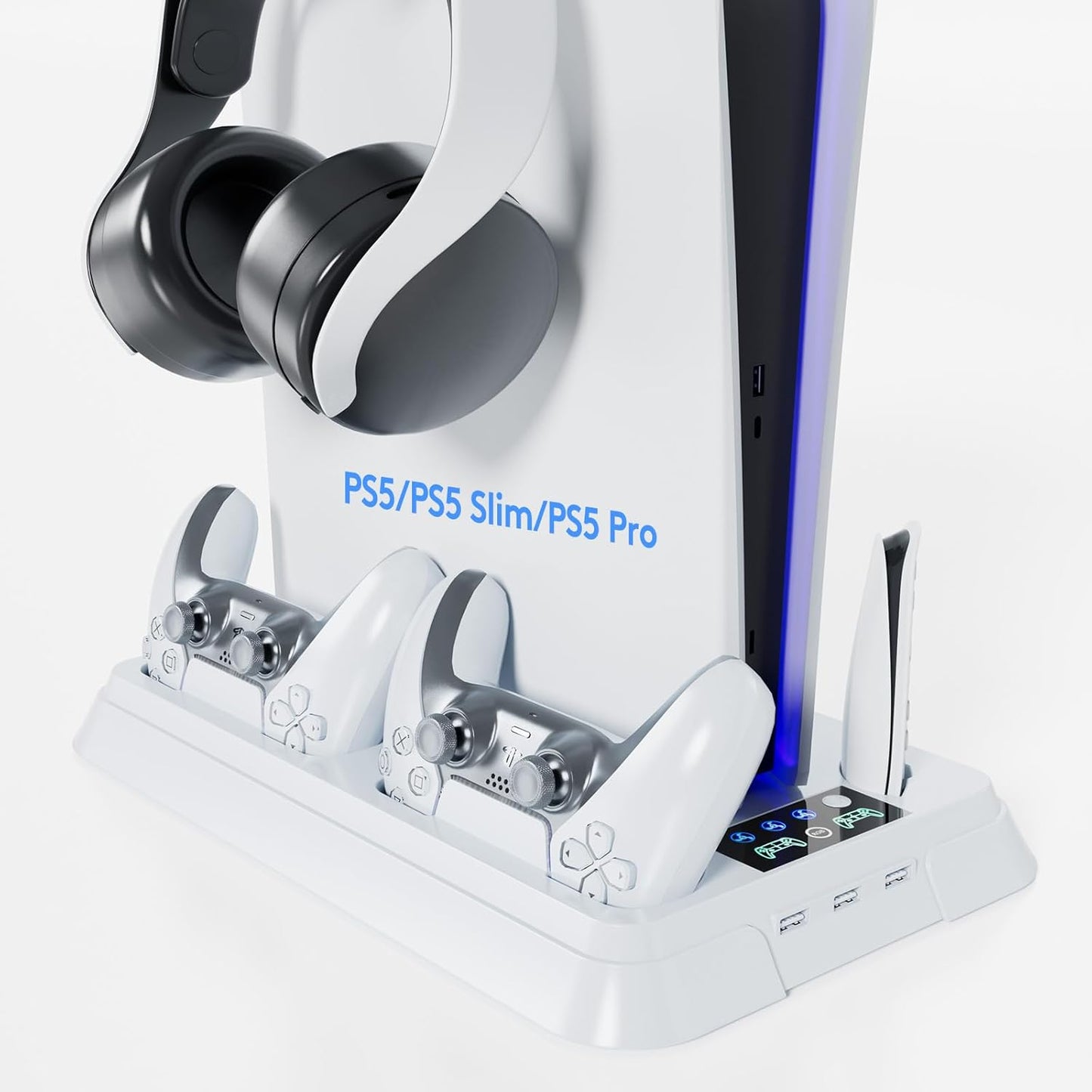 PS5 Cooling Stand with Controller Charging Station - Gocheden