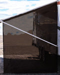 RV Awning Side Sun Shade Screen 9ftx7ft - UV Blocker & Wind Reducer