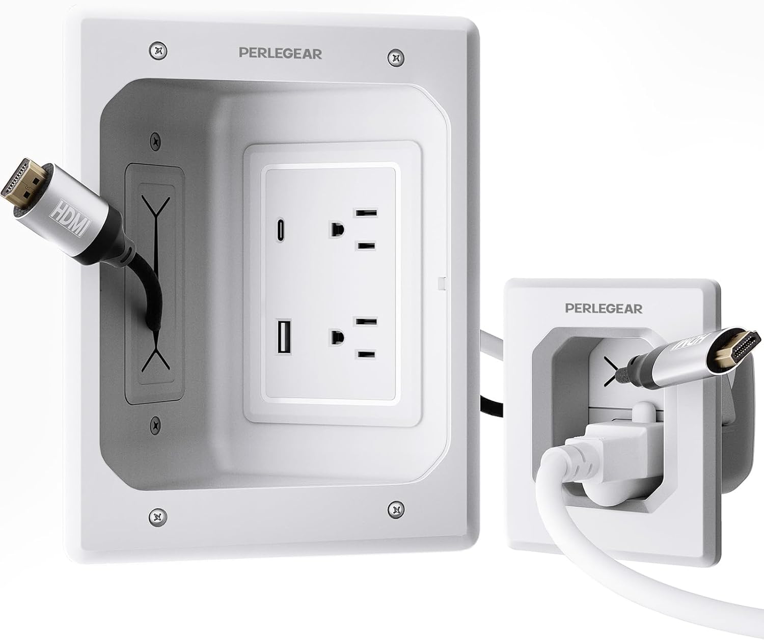 Perlegear Wall TV Cord Hider Kit